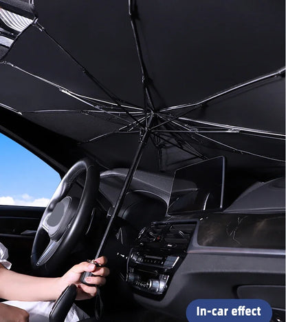 Car Sunshade Umbrella For Auto Shading Car Sun Shade Protector Parasol Summer Sun Interior Windshield Protection Accessories