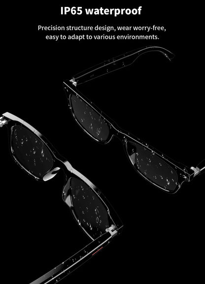 For Xiaomi E13 Smart Glasses:Blue Light Filtering Polarized Sunglass Lenses Audio Built-in Mic & Speakers Touch Voice Assistant