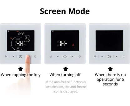 Beok Smart Home Tuya WIFI Thermostat Battery-powered Thermoregulator  for Gas Boiler Smart Life Work with Alexa Google Home