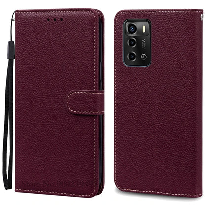 For ZTE Blade V40 Vita Case Soft Silicone Back Cover For ZTE Blade V40 Vita Case Leather Wallet Flip Cover Fundas