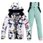 Ski Suit Men And Women Super Warm Thicken Waterproof Windproof Winter Snow Suits Skiing And Snowboarding Jackets + Pants Brands