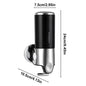 Hotel Soap Dispenser Manual Press Wall-mounted Punch-free Shower Gel Shampoo Hand Sanitizer Box Bathroom Decoration Accessories