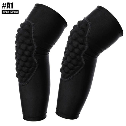 1Pair Youth Children Sports Anti-Collision Knee Pads Elastic Breathable Knee Support for Cycling Basketball Football Skateboard