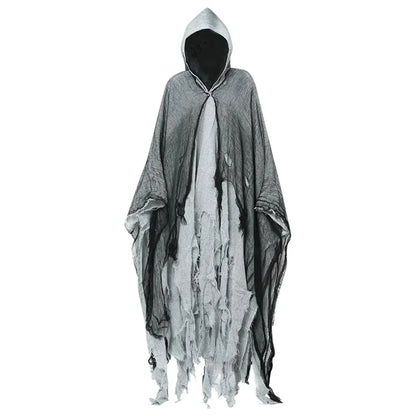 Witch Costumes Halloween Adult Cloak Vampire Hooded Cosplay Costume Cloak Scary Grim Reaper Dress Up Prank Horror Costume Props