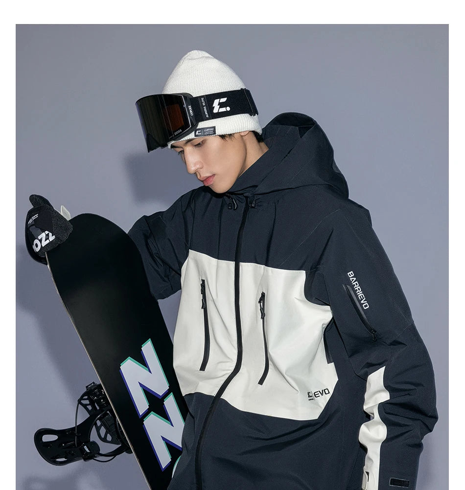 COPOZZ Skiing Coats Winter Warm Women Men Tracksuit Hooded Sports Snowboard Jacket Mountain Female Outwear Windproof Ski Clothes