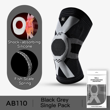 1 piece of compression knee pad, suitable for protecting men and women while running, knee support compression sleeve, sports an