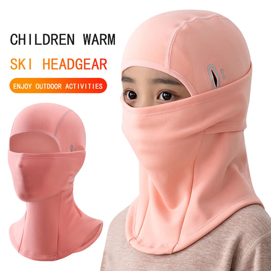 Children's ski warm headgear outdoor windproof cold-proof cycling mask helmet lining balaclava hat men and women