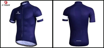 X-TIGER Men Cycling Jersey Breathable MTB Road Bike Coat Short Sleeves Bike Clothing Cycling Jacket Ciclismo Bicycle Shirts