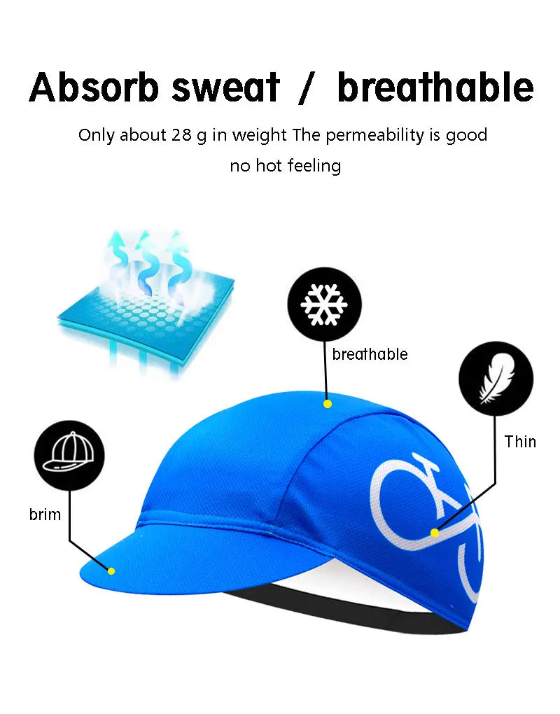 Classic Summer Cycling Cap, Essential Hat for Bicycle Sport, Eight Colors to Choose from