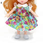 1 Set New Summer DIY Dolls Dress Toys Bikini Cloth Lace Skirt Toys Clothes Skirt Fabric Sewing for 16cm/31cm Doll Accessories