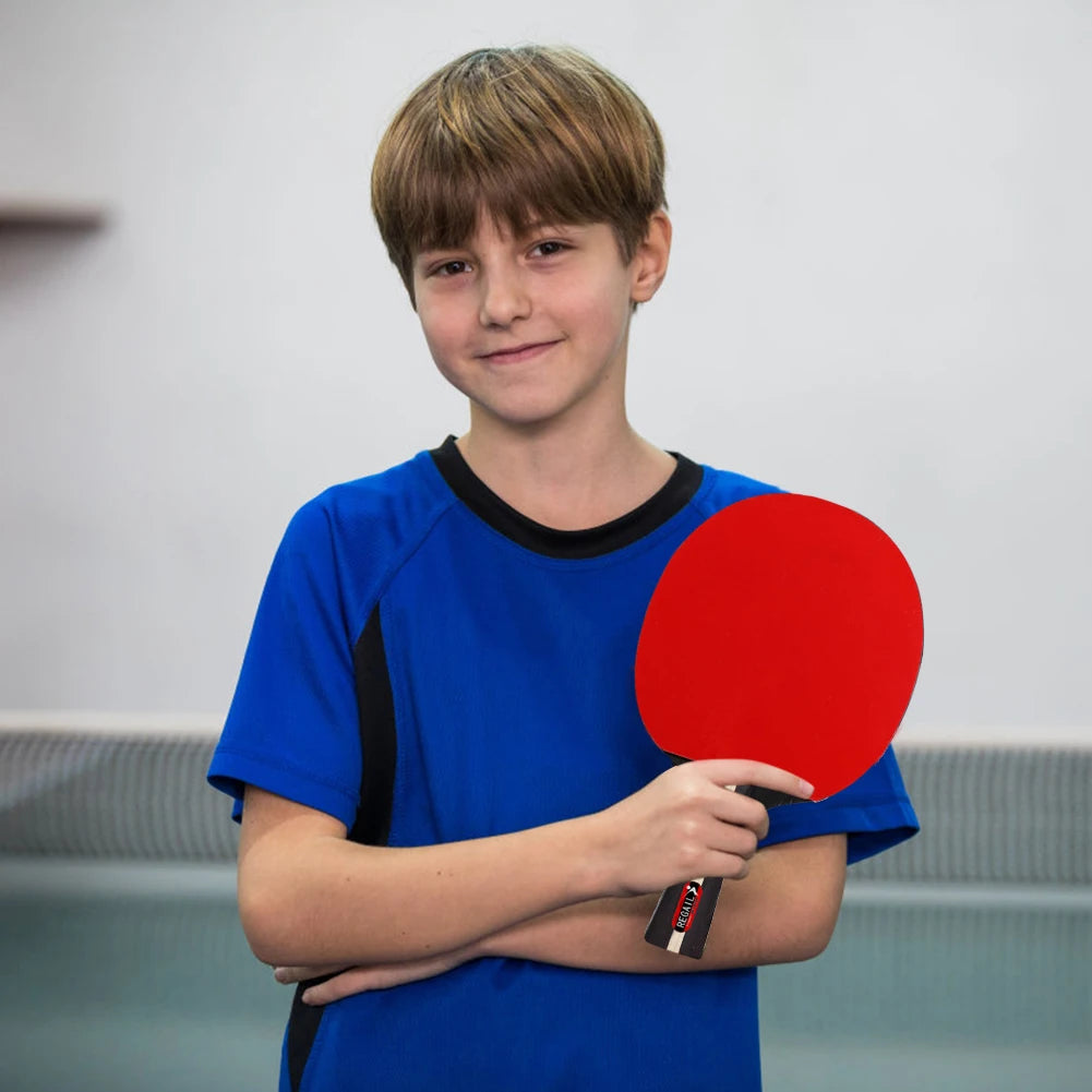 Professional Table Tennis Racket Set with 2 Paddles And 3 Balls - Includes Storage Bag Ping Pong Kit for Sports Enthusiasts