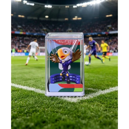 FIFA Official Licensed 2026 World Cup Mascot 3-Piece Collectible Set, Fan Memorabilia - Zayu & Maple &  Clutch  / 6cm/2.36inch