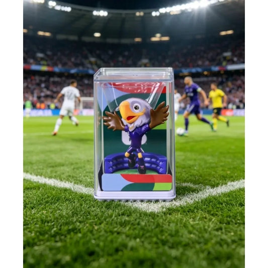 FIFA Official Licensed 2026 World Cup Mascot 3-Piece Collectible Set, Fan Memorabilia - Zayu & Maple &  Clutch  / 6cm/2.36inch