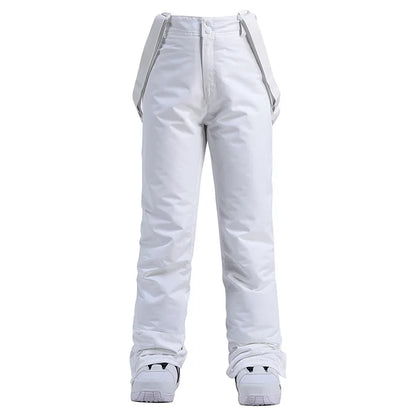 Cheap Women's and Men's Ice Snow Pants Outdoor Snowboarding Clothing Strap Trousers Skiing Suit Wear 10K Waterproof