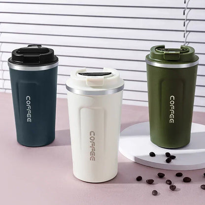 510ml Thermos Coffee Mug Stainless Steel Coffee Cup Temperature Display Vacuum Flask Thermal Tumbler Insulated Cup Water Bottle