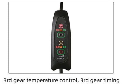 USB Electric Heater Foot Warmer Charging Power Fleece Cartoon Cat Warm Foot Cover Feet Heating Pads For Home Bedroom Sleeping