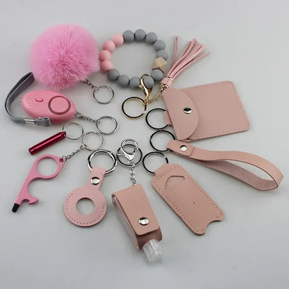 Self Defense Keychain for Women - Personal Safety Alarm with LED Light & Emergency Whistle | Protective Security Accessories