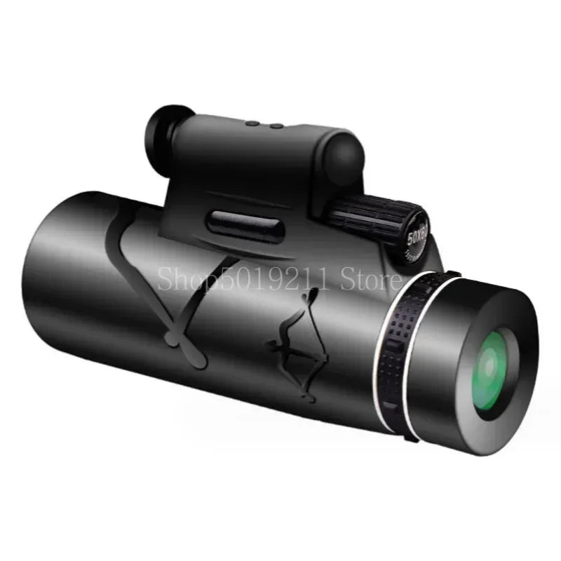 50x60 HD Zoom Powerful Monocular Telescope Bak4 Portable Binoculars Long Range Telescope Hunting Camping Hunting