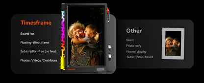 Divoom Times Frame Smart HD Screen | 10.1" DIY Digital Clock | Crypto Stocks Weather Calendar | Tech Gift Desk SetupPicture FramesGoWisse.com