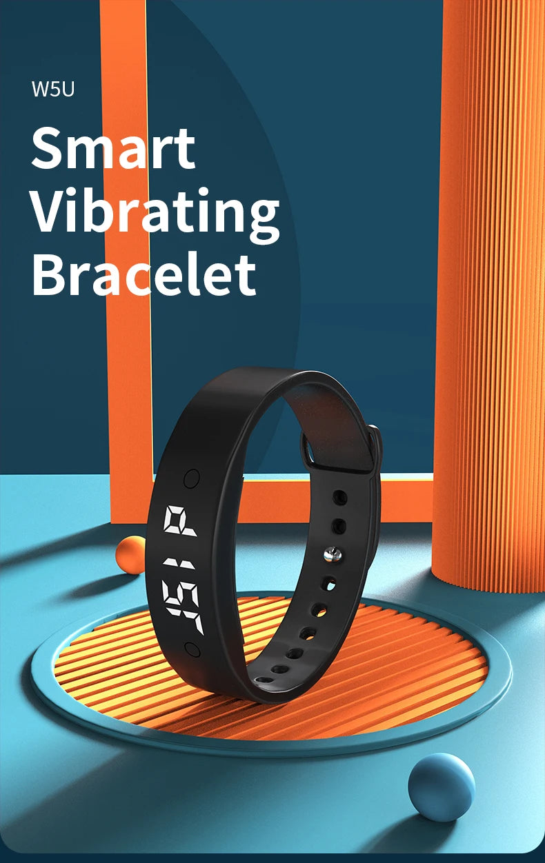 Smart Male Woman Student Children's Sports Electronic Bracelet Vibration Alarm Clock Waterproof Step Count Gift Electronic Watch