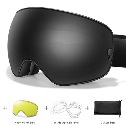 Classics Ski Goggles Double Layers Anti-fog Big Ski Glasses UV400 Skiing Mask Snowboard Men Women Winter Sports Snow Goggles