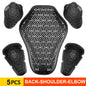 Motorcycle Protective Gear Motorcycle Shoulder Elbow Back Protection Pad Racing Safety Insert Armor Back CE Protector Equipment