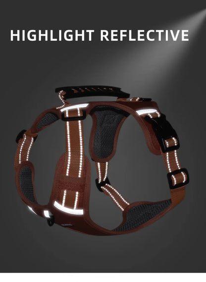 Reflective Dog Chest Strap Pet Leash Vest Type Explosion-proof Flushing Puppy Chest and Back Pet Products