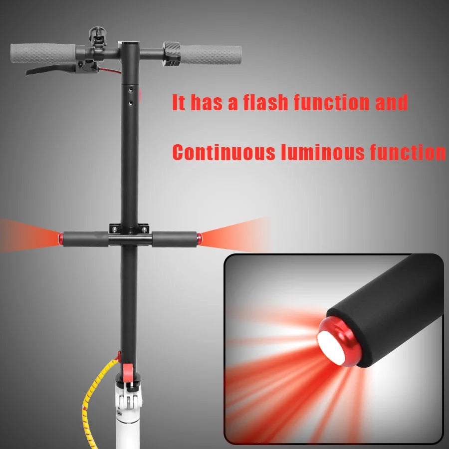 LED Headlight For Xiaomi M365 /Pro Electric Scooter Zoomable 1200mAh Battery USB Rechargeable 150LM XM-L T6 LED Light Front Lamp