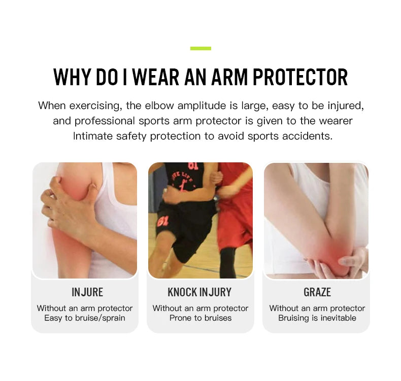 1 PCS Elastic Basketball Elbow and Arm Protectors Fitness Running and Cycling Sports Shock-absorbing Honeycomb Elbow Protectors