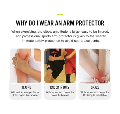 1 PCS Elastic Basketball Elbow and Arm Protectors Fitness Running and Cycling Sports Shock-absorbing Honeycomb Elbow Protectors