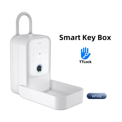 TTlock Smartkey Lock Box Wireless Electronic Key Safe with Digital Code App Controlled Bluetooth Smartlock for Home Key Padlock