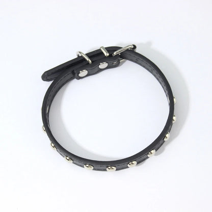 Rivets Anti-Bite Leather Dog Cat Collars Pu For Small Medium Large Dogs Pet Collar Pet Products Kitten Puppy Neck Strap