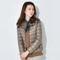 Winter Women Ultralight Thin Down Jacket White Duck Down Hooded Jackets Long Sleeve Warm Coat Parka Female Portable Outwear