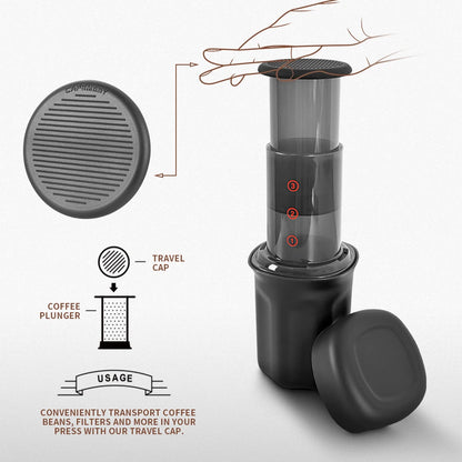 New 250ml Espresso Coffee Maker Machine Portable Cafe French Press Coffee Pot With Filter Paper Kit Bar Set For AeroPres