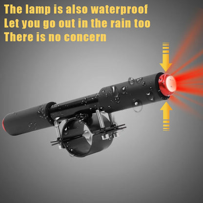 LED Headlight For Xiaomi M365 /Pro Electric Scooter Zoomable 1200mAh Battery USB Rechargeable 150LM XM-L T6 LED Light Front Lamp