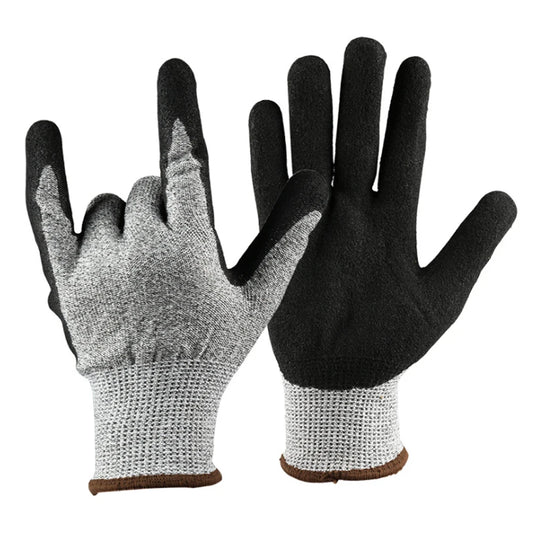 Level 5 Cut Resistant Gloves 3D Comfort Stretch Fit  Washable Anti-cut Protective Gloves for Construction Gardening