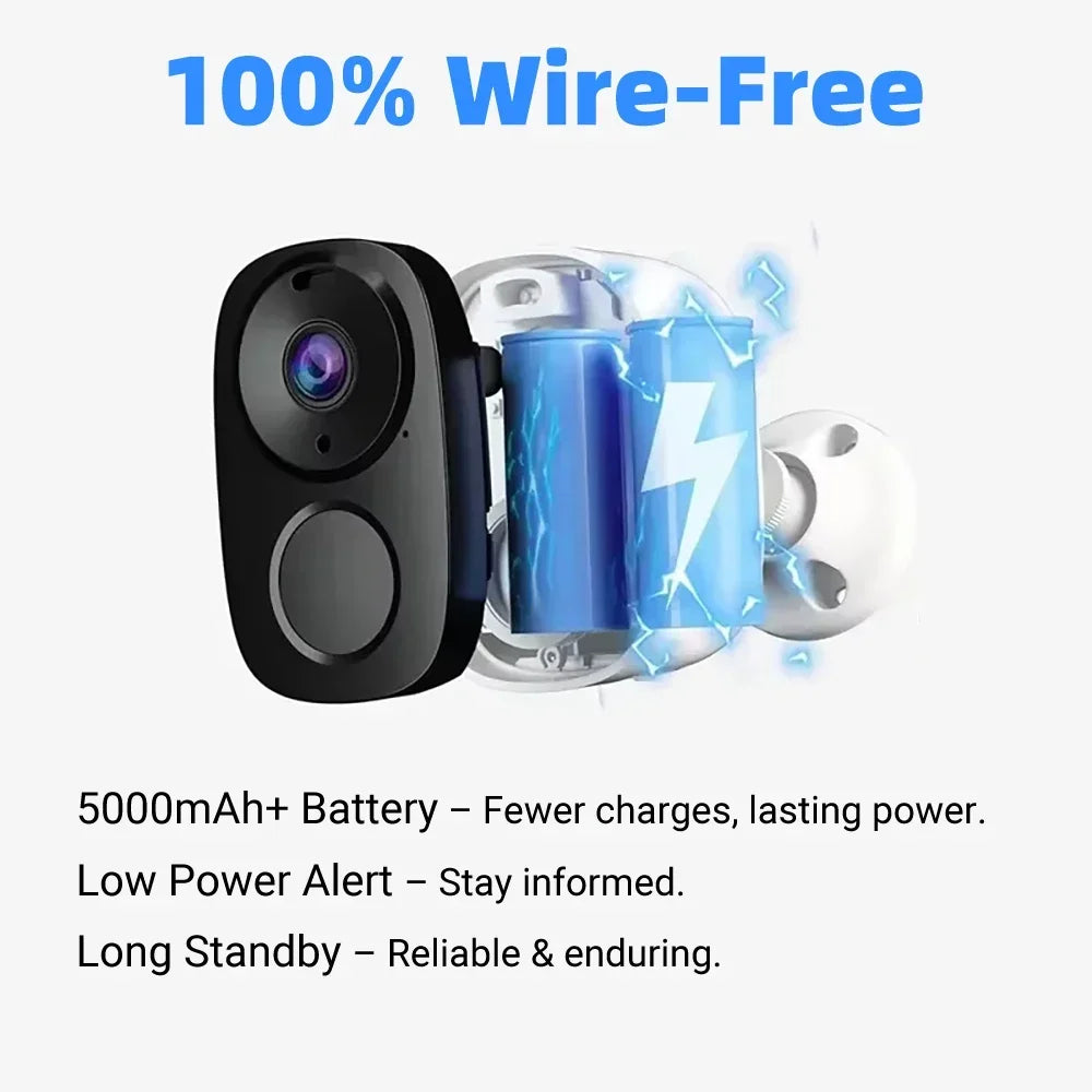 5MP 4G Solar Security Camera 2.4G WiFi Wireless Outdoor Color Night Vision Battery Powered Support PIR Waterproof Two-Way Audio