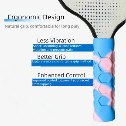 1pcs Silicone Pickleball Racket Handle Sleeve Non-Slip Pickleball Racket Overgrip Protector Sleeve for Enhanced Control Cover