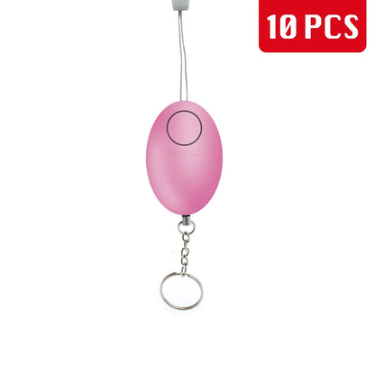 Cheap Self Defense Alarm 120dB Egg Shape Girl Women Security Protect Alert Personal Safety Scream Loud Keychain Emergency Alarm