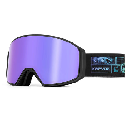 KAPVOE Outdoor Sports Ski Glasses Anti-fog High Definition Magnetic Lens UV400 Protection Ventilation Ski Glasses Man Woman