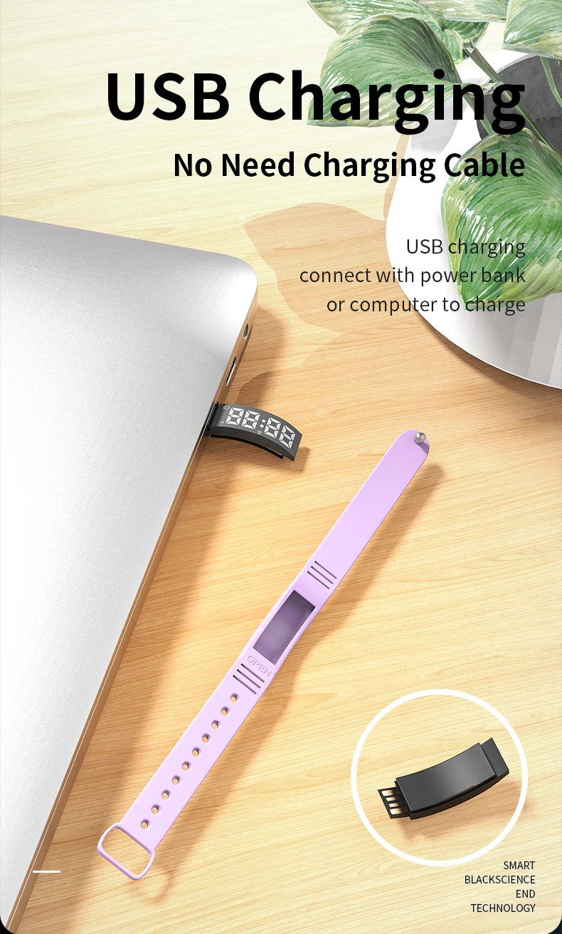 Smart Male Woman Student Children's Sports Electronic Bracelet Vibration Alarm Clock Waterproof Step Count Gift Electronic Watch