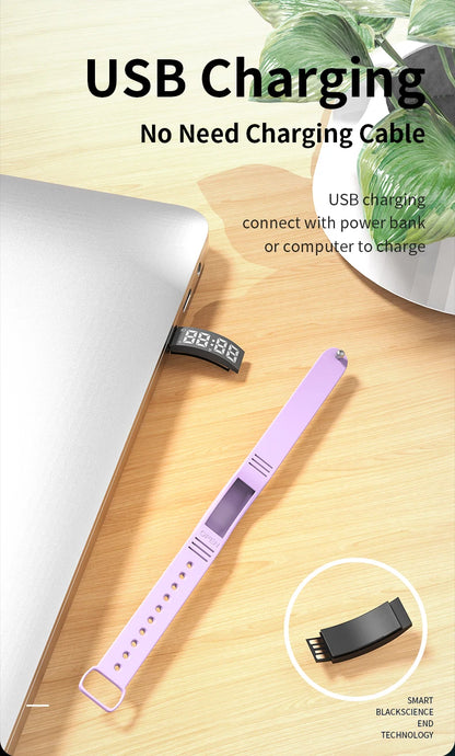 Smart Male Woman Student Children's Sports Electronic Bracelet Vibration Alarm Clock Waterproof Step Count Gift Electronic Watch