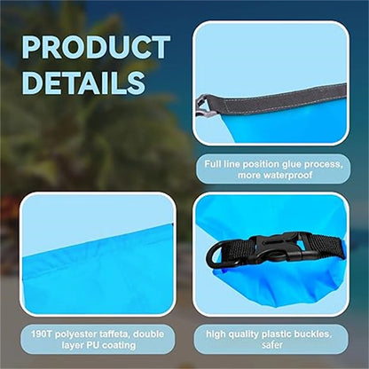 Multifunctiona Ultraligh Fast Filling Air Bag PVC Waterproof Bag Inflatable Open Water Swimming Buoy Air Drying Bag Device