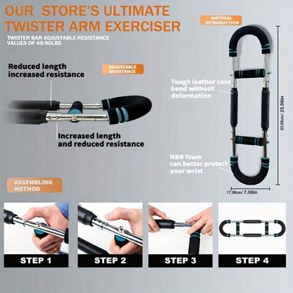 Men's Adjustable Arm and Chest Muscle Trainers, Strength Training Accessories, Gym Accessories