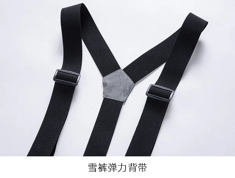 Cheap Women's and Men's Ice Snow Pants Outdoor Snowboarding Clothing Strap Trousers Skiing Suit Wear 10K Waterproof