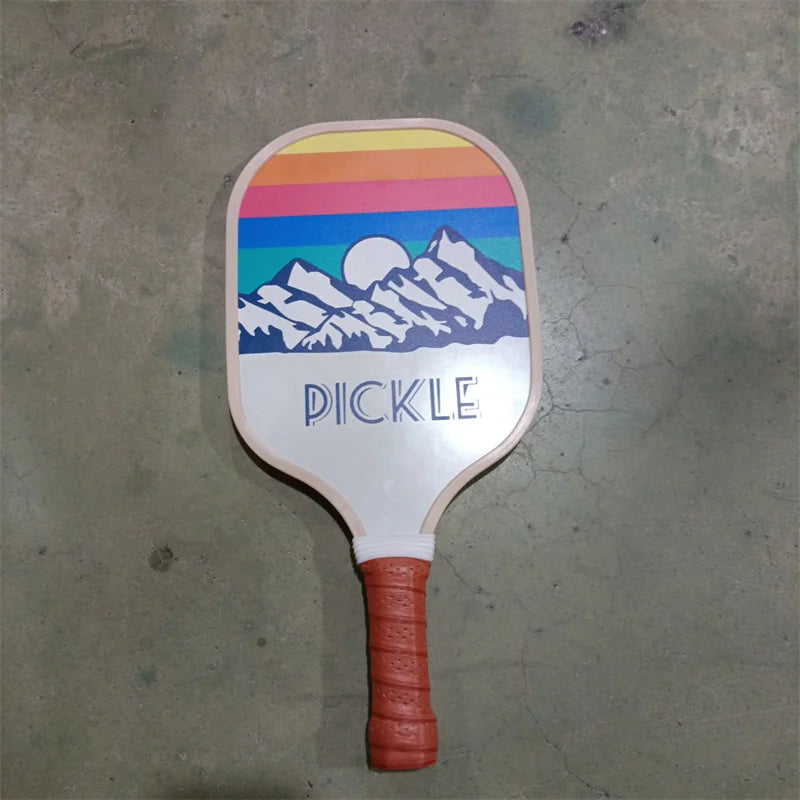 Pickleball Paddles Fiberglass Surface Lightweight Honeycomb Core Durable Non-Slip Grip Pickleball Gifts for Children and Adult