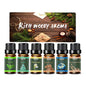 6-Piece Essential Oil Set with 6 Fragrance Options -Oils for Aromatherapy, Used For Diffuser Aroma
