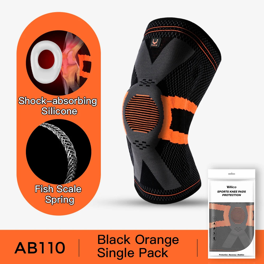 1 piece of compression knee pad, suitable for protecting men and women while running, knee support compression sleeve, sports an