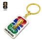 Official Licensed FIFA 2026 World Cup USA Canada Mexico 3D Rotatable Golden Trophy Three Nations Keychain Souvenir Pendant