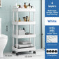 Multi-Layer Trolley Rack Kitchen Floor Bedroom Baby Snacks Mobile Bathroom Bathroom Storage Storage Rack